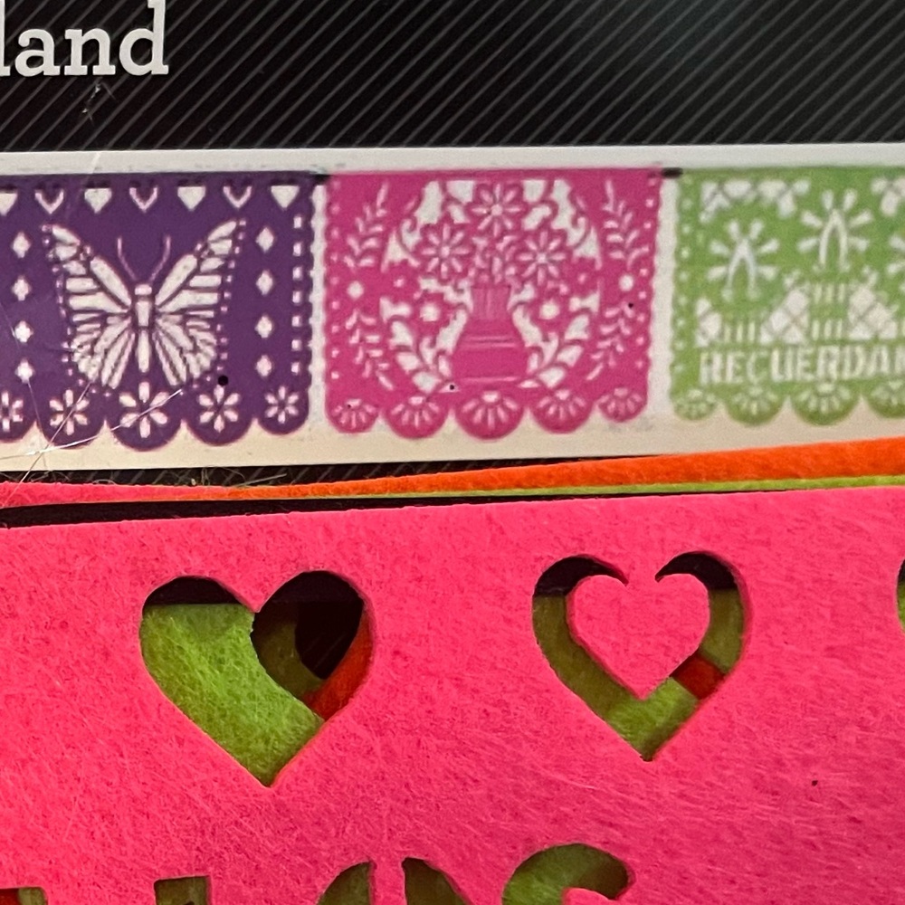 🎃New! Celebrate Dia de los Muertos Felt Garland